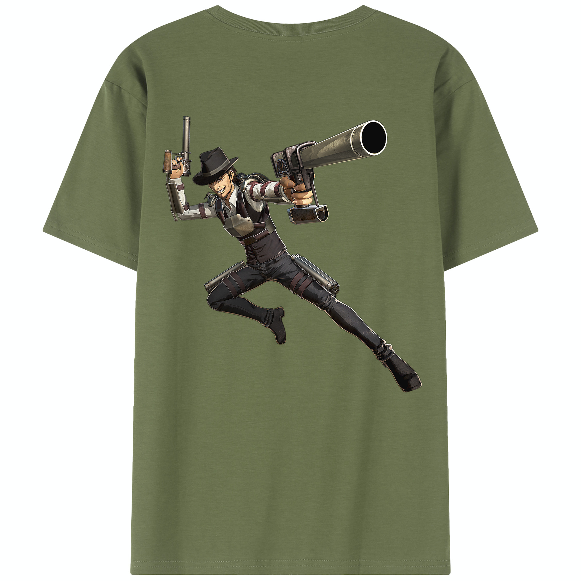 （画像用） 進撃の巨人 Attack on Titan 綿100％半袖Tシャツ（背面プリント）
